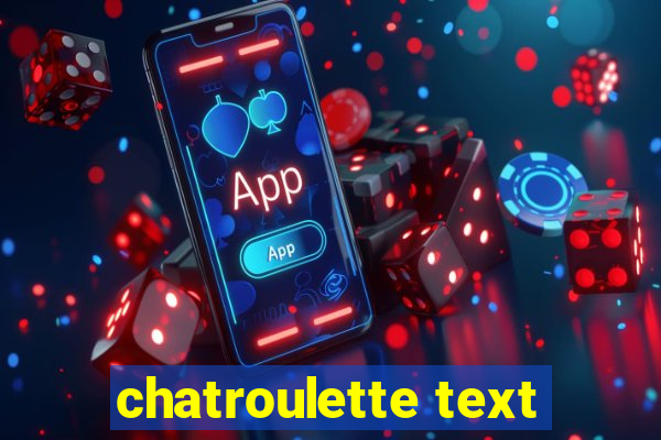 chatroulette text